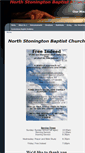 Mobile Screenshot of northstoningtonbaptist.com
